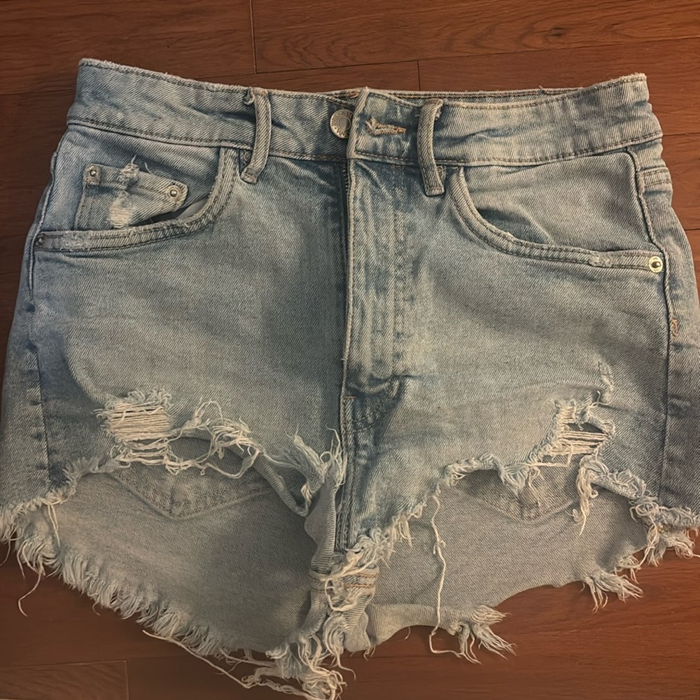 Zara denim shorts